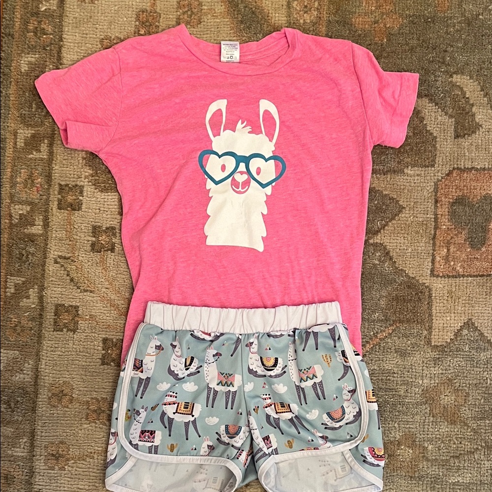 Pink Llama Kid’s Set